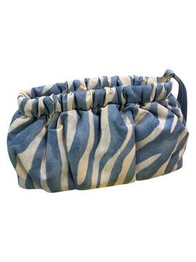 NWT Vince Camuto Washable Blue Cloth Clutch